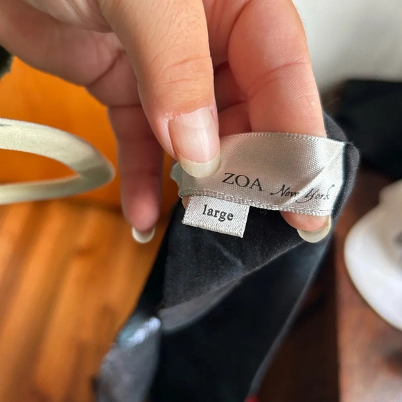 ZOA NEW YORK SEQUIN TIE DYE VEST - Picture 3 of 5